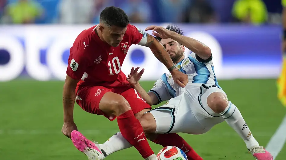Las mejores fotos del agónico triunfo de Argentina ante Suiza