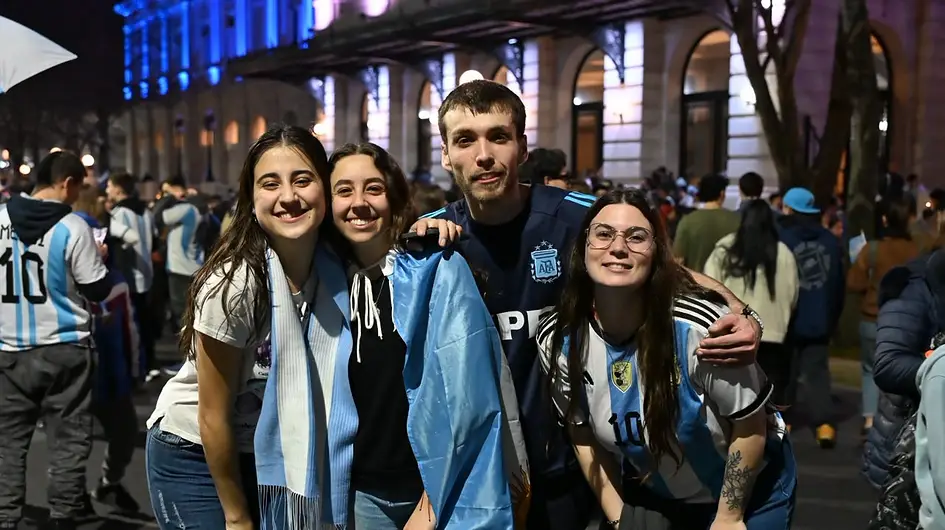 En imágenes | La Plata explotó de felicidad con Argentina