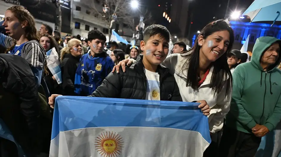 En imágenes | La Plata explotó de felicidad con Argentina