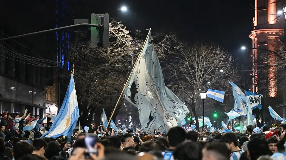 En imágenes | La Plata explotó de felicidad con Argentina