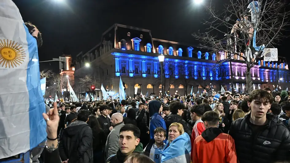 En imágenes | La Plata explotó de felicidad con Argentina