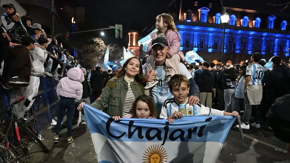 En imágenes | La Plata explotó de felicidad con Argentina