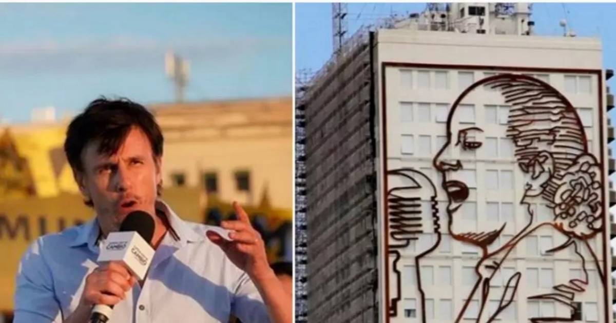 Piden cambiar una imagen de Evita por la de Messi | El Dia