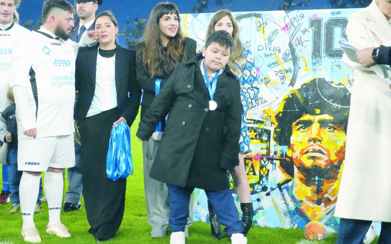 Partido por la Paz recordando a Diego
