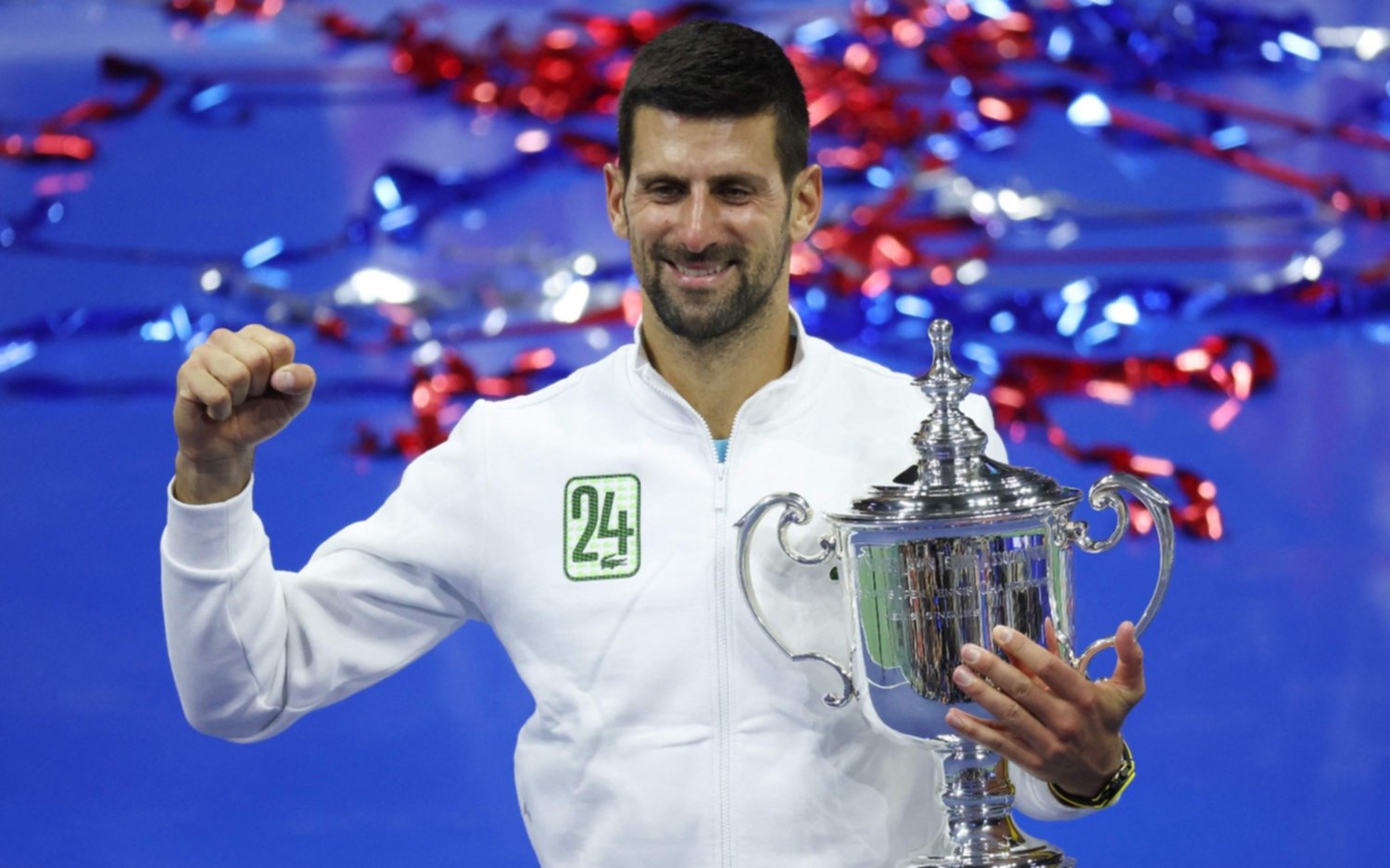 Novak Djokovic lo hizo, alcanzó el título 24 de Grand Slam