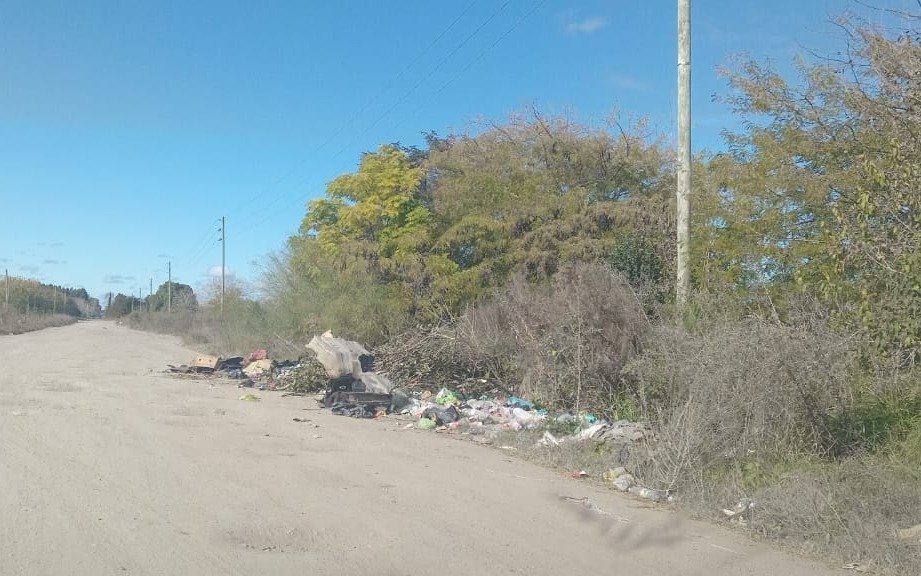 Basural a cielo abierto y cementerio de autos en Los Hornos
