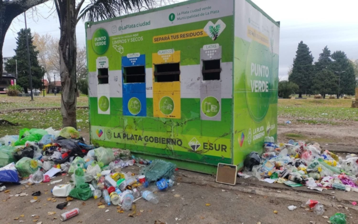 El colmo: un basural a cielo abierto en un “punto verde”