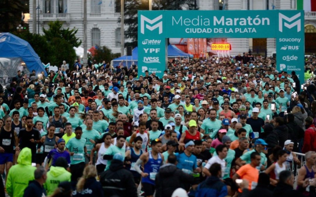 Se corrió la Media Maratón de La Plata