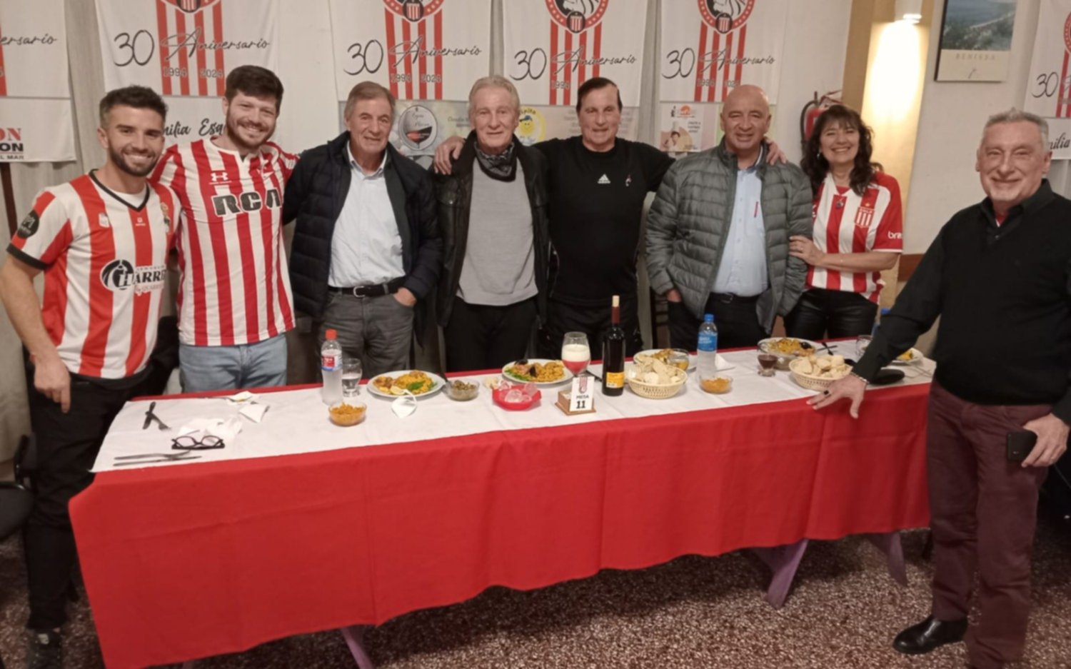 La Filial Pincha de Mar del Plata celebró sus 30 años con varias glorias invitadas