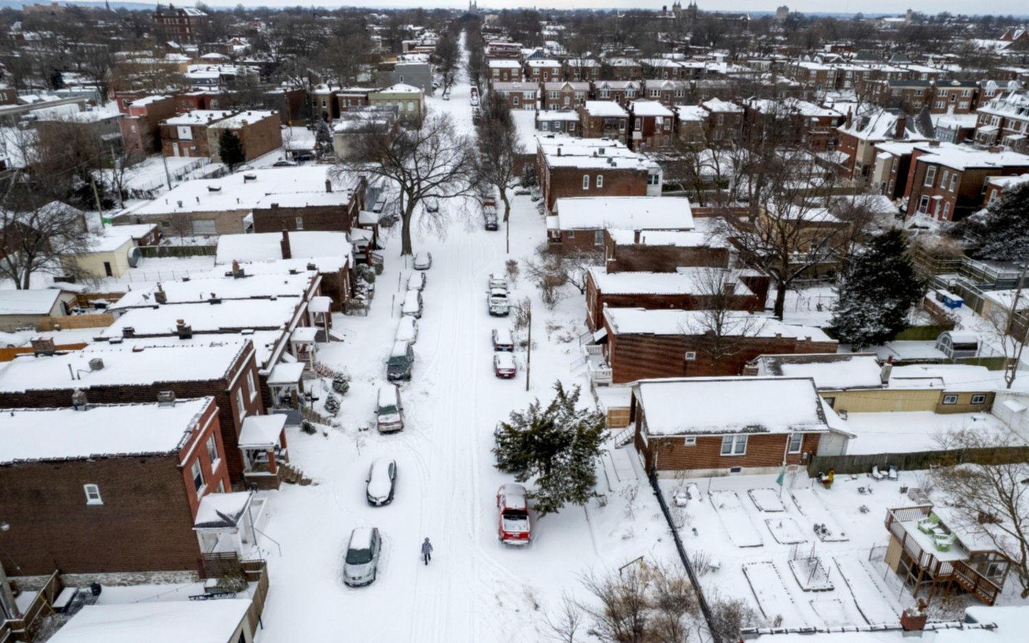 Frío, hielo y nieve por una tormenta invernal desde el sur hasta el este de EE UU 