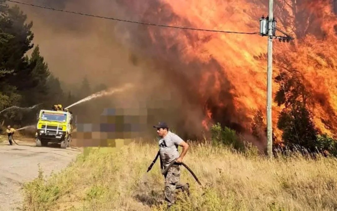 Se descontroló el fuego en El Bolsón: ya son 700 los hogares evacuados