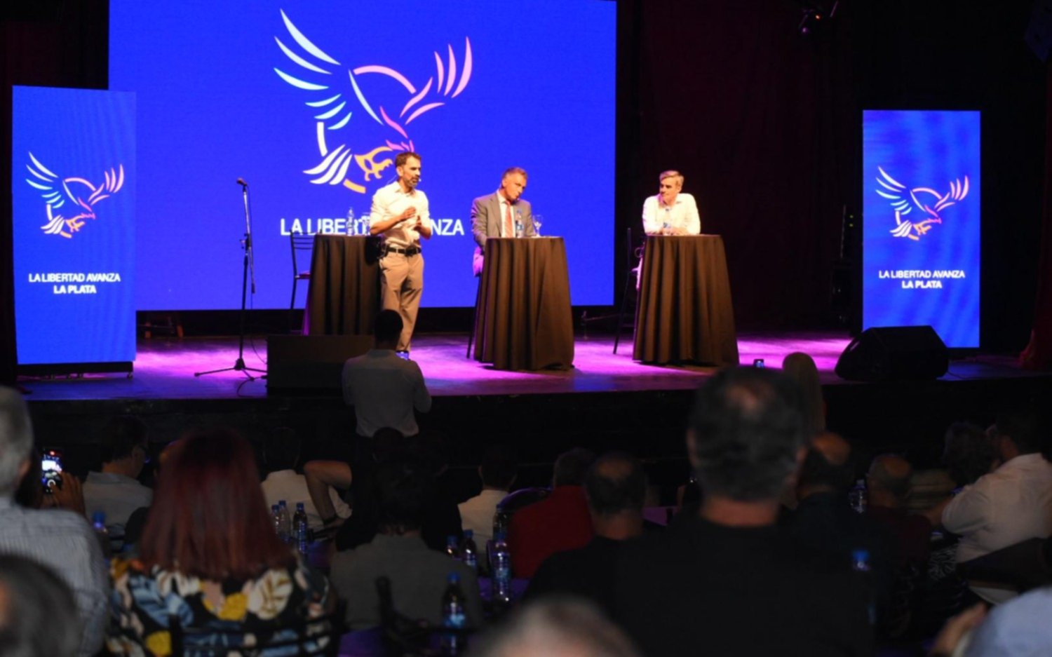 Encuentro de empresarios platenses con el titular de La Libertad Avanza