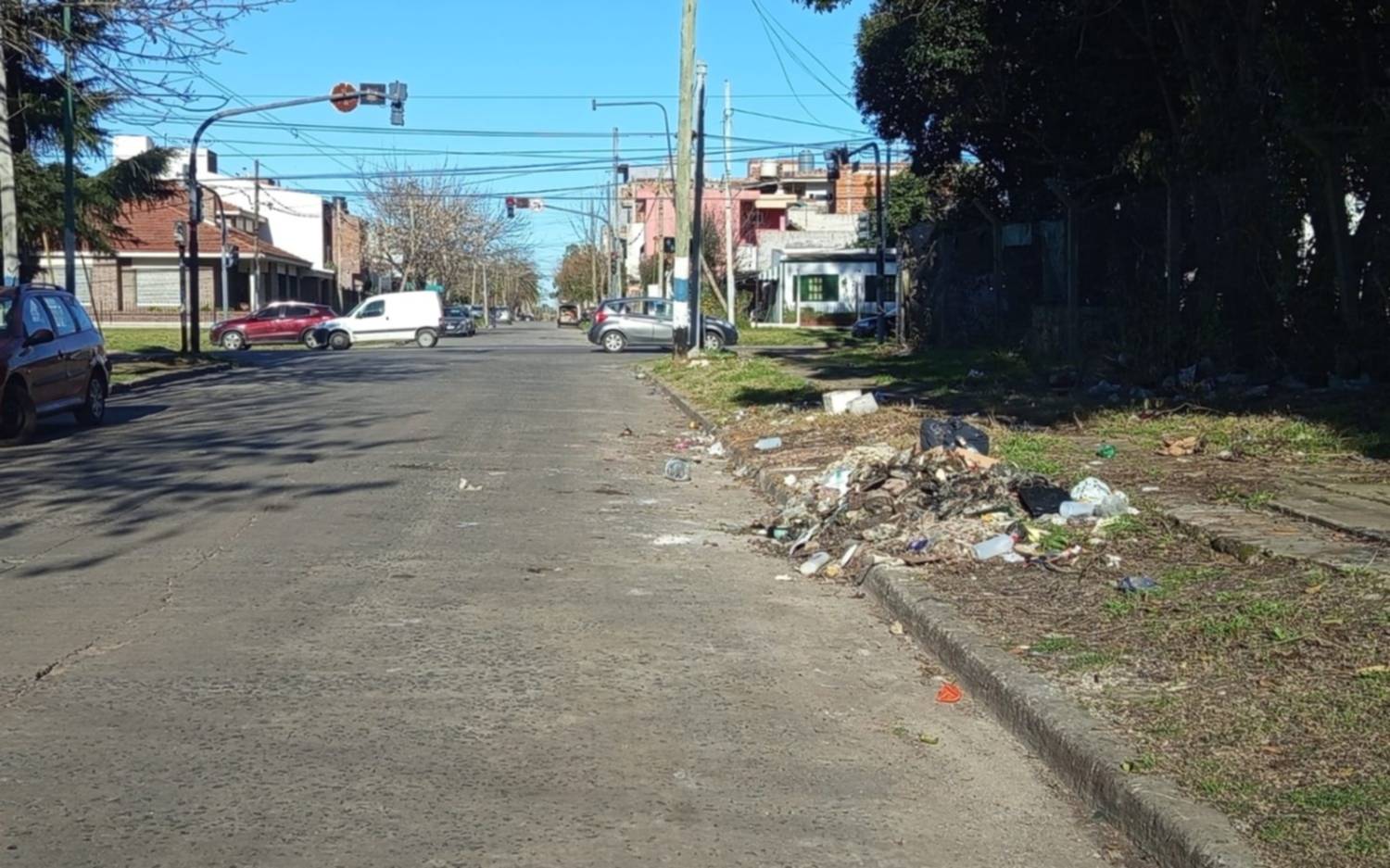 Quejas por basurales a cielo abierto en la calle 528 entre 17 y 19  