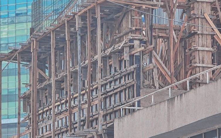 La construcción marcó un número positivo en la comparación interanual