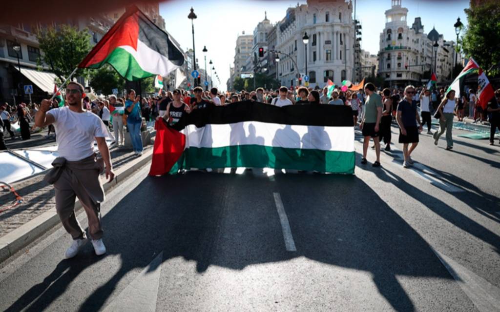 El final de la Vuelta a España, interrumpido por protestas propalestinas