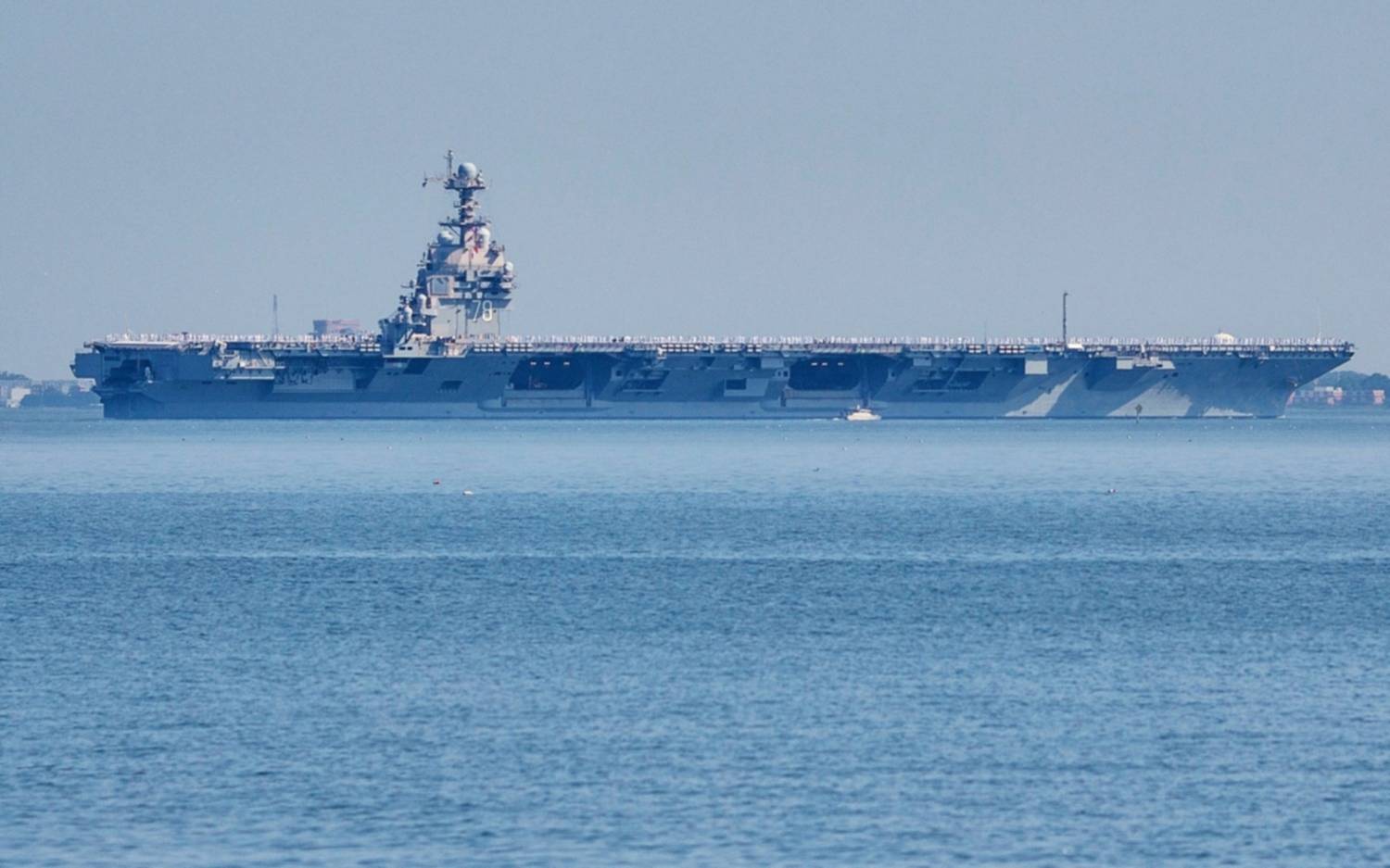 El portaaviones USS Gerald Ford ya está en el Caribe, cerca de Venezuela