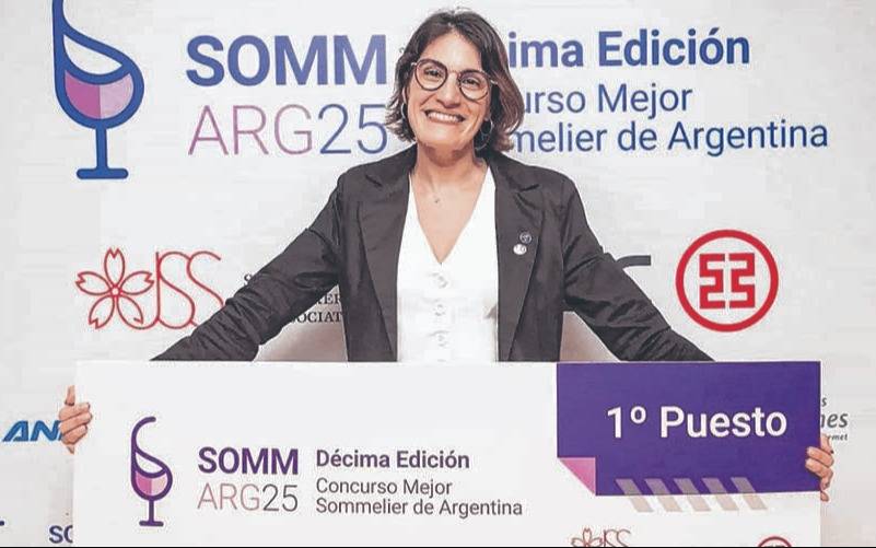 Alma Cabral Arrieta, mejor sommelier argentina 2025