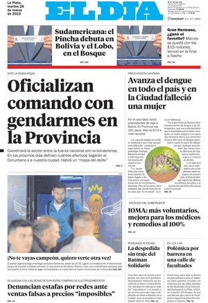 Tapa de la Edición Impresa