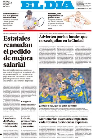 Tapa de la Edición Impresa