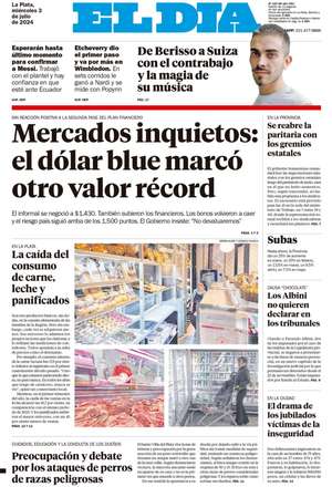 Tapa de la Edición Impresa