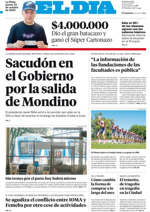 Tapa de la Edición Impresa