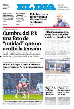 Tapa de la Edición Impresa