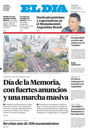 Tapa de la Edición Impresa