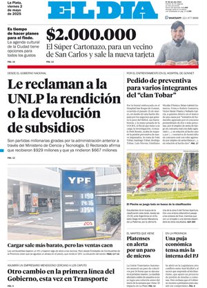 Tapa de la Edición Impresa