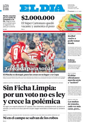 Tapa de la Edición Impresa