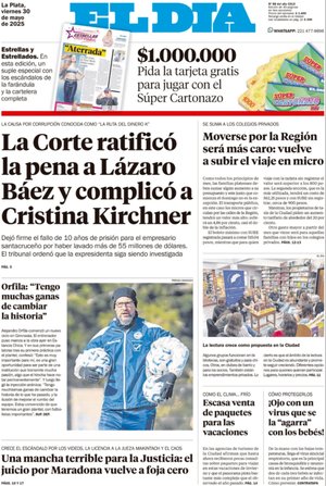 Tapa de la Edición Impresa