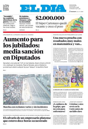 Tapa de la Edición Impresa