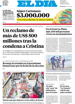 Tapa de la Edición Impresa
