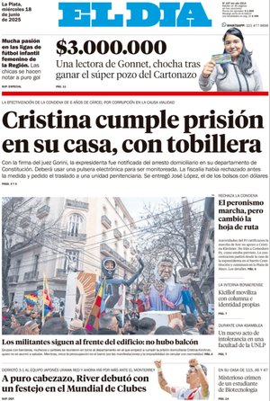 Tapa de la Edición Impresa