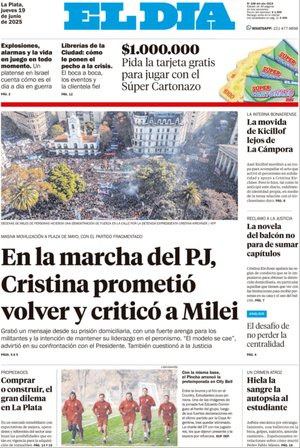 Tapa de la Edición Impresa