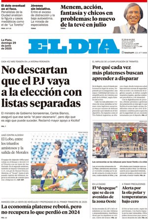 Tapa de la Edición Impresa