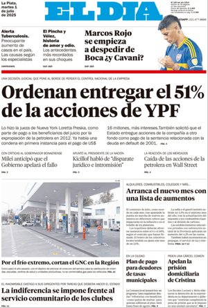 Tapa de la Edición Impresa