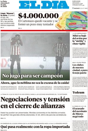 Tapa de la Edición Impresa