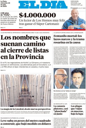 Tapa de la Edición Impresa
