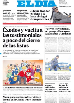 Tapa de la Edición Impresa