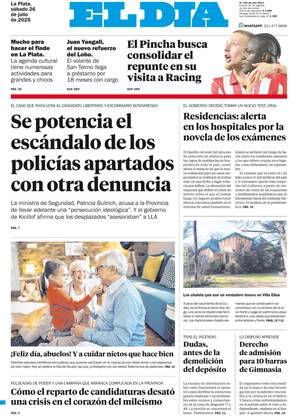 Tapa de la Edición Impresa