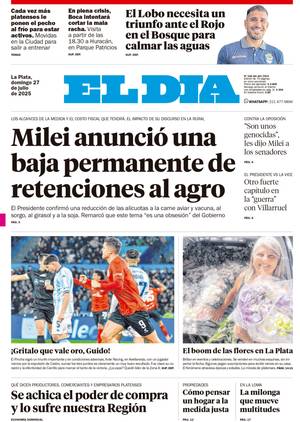 Tapa de la Edición Impresa