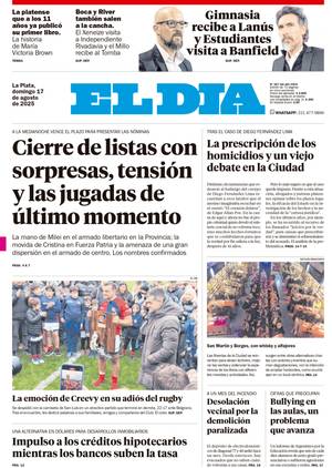 Tapa de la Edición Impresa