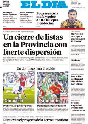 Tapa de la Edición Impresa