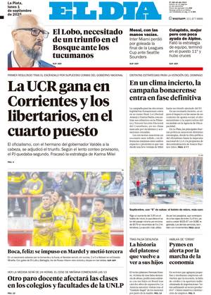 Tapa de la Edición Impresa
