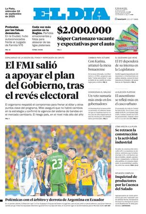Tapa de la Edición Impresa