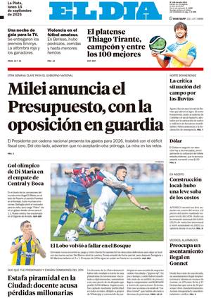 Tapa de la Edición Impresa