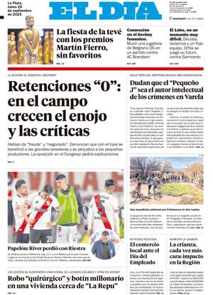 Tapa de la Edición Impresa