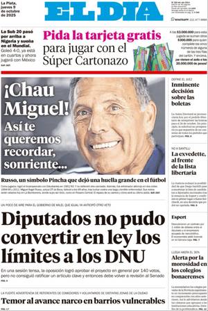 Tapa de la Edición Impresa