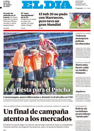 Tapa de la Edición Impresa