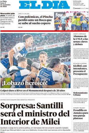 Tapa de la Edición Impresa